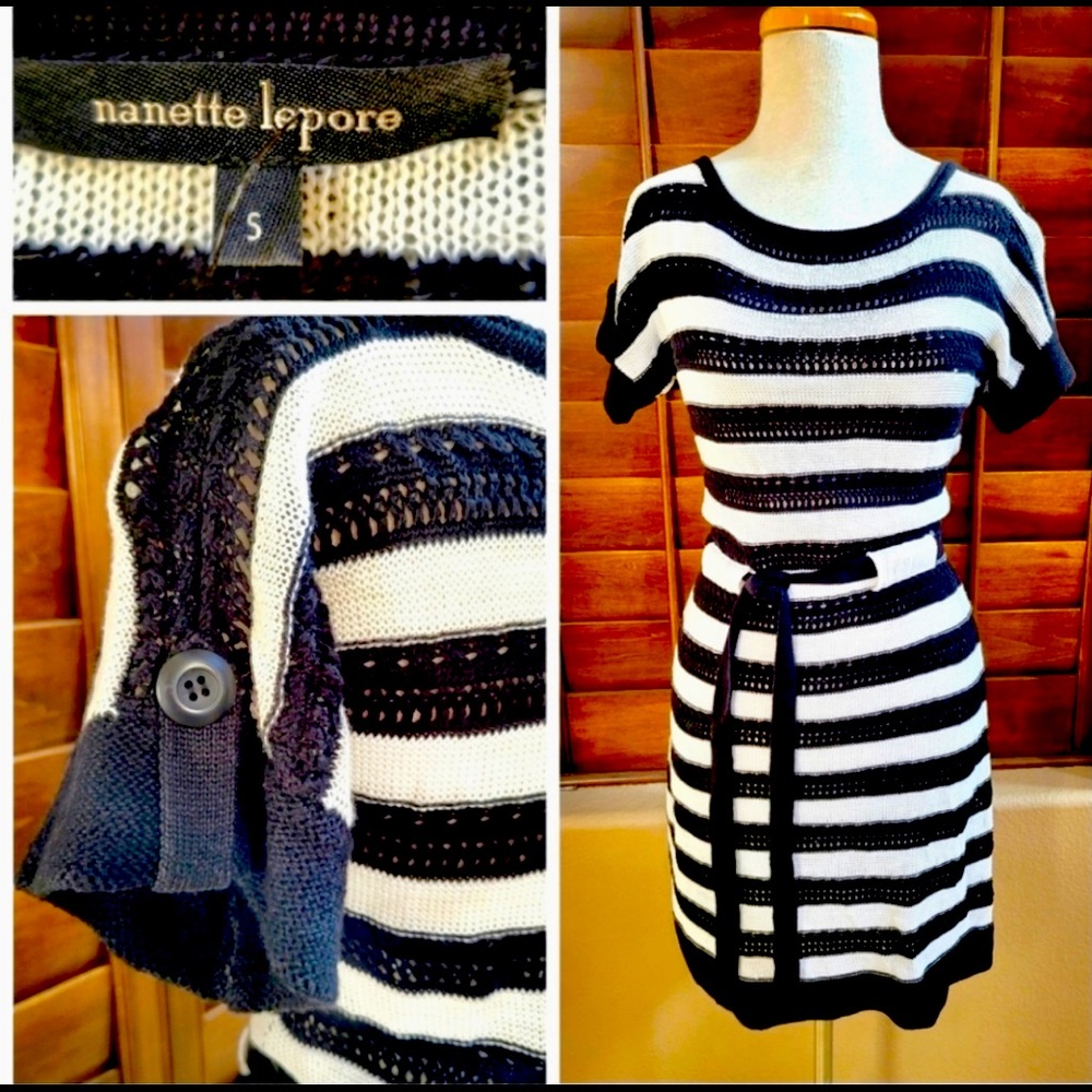 Nanette Lepore belted dress size small